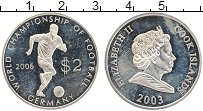 Продать Монеты Острова Кука 2 доллара 2003 Серебро
