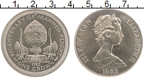 Продать Монеты Остров Мэн 1 крона 1983 Медно-никель