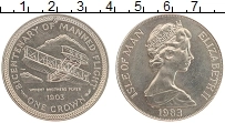 Продать Монеты Остров Мэн 1 крона 1983 Медно-никель