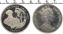Продать Монеты Остров Мэн 1 крона 1998 Медно-никель