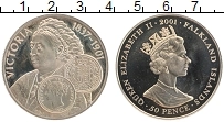 Продать Монеты Фолклендские острова 50 пенсов 2001 Медно-никель