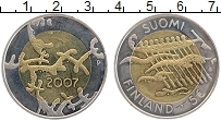 Продать Монеты Финляндия 5 евро 2007 Биметалл