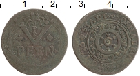 Продать Монеты Оснабрук 5 пфеннигов 1726 Медь