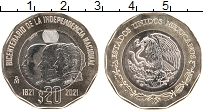 Продать Монеты Мексика 20 песо 2021 Биметалл