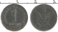 Продать Монеты Польша 1 пфенниг 1918 Цинк