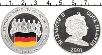 Продать Монеты Острова Кука 1 доллар 2001 Серебро