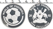 Продать Монеты Уганда 1000 шиллингов 2002 Серебро