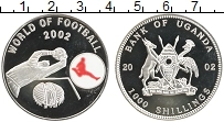 Продать Монеты Уганда 1000 шиллингов 2002 Серебро
