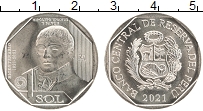 Продать Монеты Перу 1 соль 2021 Медно-никель