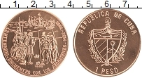 Продать Монеты Куба 1 песо 1990 Медь