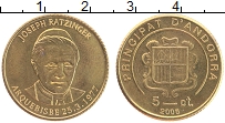Продать Монеты Андорра 5 сентим 2006 Латунь