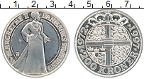 Продать Монеты Дания 200 крон 1997 Серебро