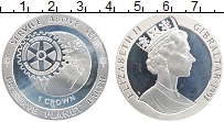 Продать Монеты Гибралтар 1 крона 1991 Серебро
