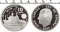 Продать Монеты Испания 10 евро 2007 Серебро