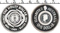 Продать Монеты Австралия 1 доллар 1989 Серебро