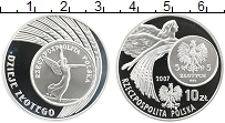 Продать Монеты Польша 10 злотых 2007 Серебро