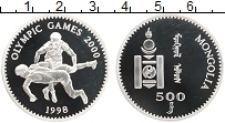 Продать Монеты Монголия 500 тугриков 1998 Серебро