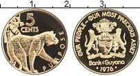 Продать Монеты Гайана 5 центов 1978 Латунь