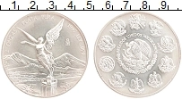 Продать Монеты Мексика 2 унции 1999 Серебро