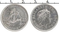 Продать Монеты Карибы 25 центов 2010 Сталь покрытая никелем