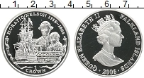 Продать Монеты Фолклендские острова 1 крона 2006 Серебро