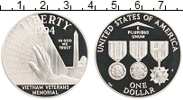 Продать Монеты США 1 доллар 1994 Серебро