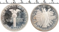Продать Монеты США 1 доллар 1989 Серебро