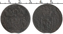 Продать Монеты Швеция 1/4 эре 1635 Медь