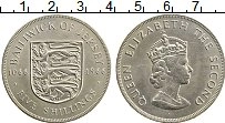 Продать Монеты Остров Джерси 5 шиллингов 1966 Медно-никель