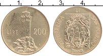 Продать Монеты Сан-Марино 200 лир 1988 