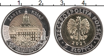 Продать Монеты Польша 5 злотых 2021 Биметалл