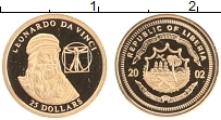 Продать Монеты Либерия 25 долларов 2002 Золото