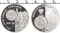 Продать Монеты Польша 10 злотых 2003 Серебро