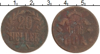 Продать Монеты Немецкая Африка 20 хеллеров 1916 