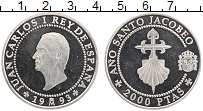 Продать Монеты Испания 2000 песет 1993 Серебро
