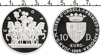 Продать Монеты Андорра 10 динерс 1998 Серебро