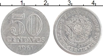 Продать Монеты Бразилия 50 сентаво 1961 Алюминий