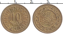 Продать Монеты Тунис 10 миллим 1960 Медь