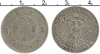 Продать Монеты Немецкий Киаутшоу 10 сентим 1909 Медно-никель