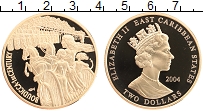 Продать Монеты Карибы 2 доллара 2004 Серебро
