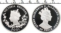 Продать Монеты Фолклендские острова 50 пенсов 2001 Серебро