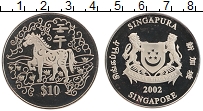 Продать Монеты Сингапур 10 долларов 2002 Медно-никель