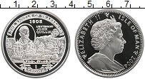 Продать Монеты Остров Мэн 1 крона 2004 Серебро