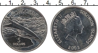Продать Монеты Соломоновы острова 5 долларов 2003 Медно-никель