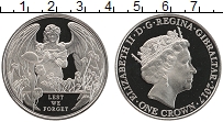 Продать Монеты Гибралтар 1 крона 2017 Медно-никель