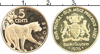 Продать Монеты Гайана 5 центов 1976 