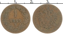 Продать Монеты Австрия 1 геллер 1891 Медь