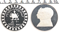 Продать Монеты Иран 200 риалов 1971 Серебро