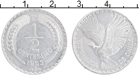 Продать Монеты Чили 1/2 сентесимо 1963 Алюминий