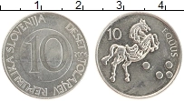 Продать Монеты Словения 10 толаров 2006 Медно-никель